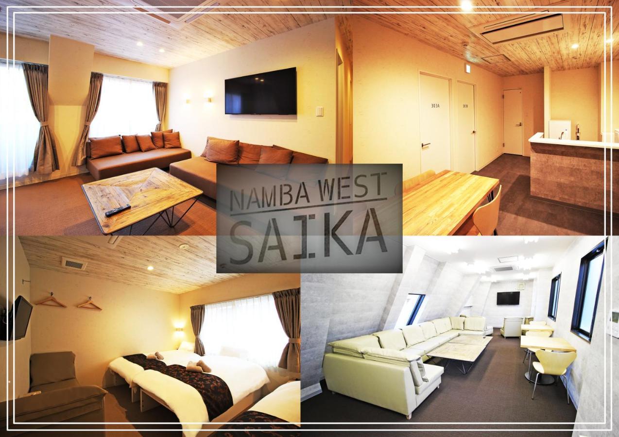 Апартаменты Namba West Saika Осака Экстерьер фото